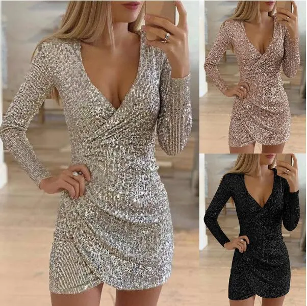 2023 lady silk sequin rhinestone formal prom party club evening knit lace chiffon mesh floral pleated  dinner mini maxi women dresses