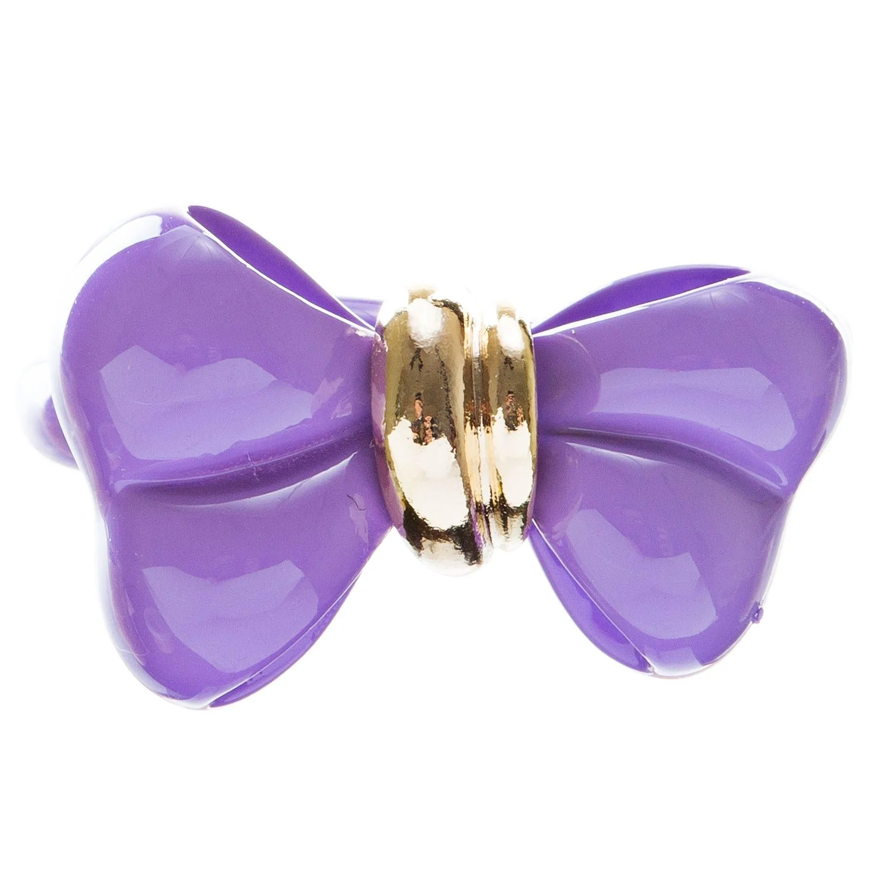 Adorable Cute Epoxy Bow Tie Ribbon Adjustable Stretch Fashion Ring