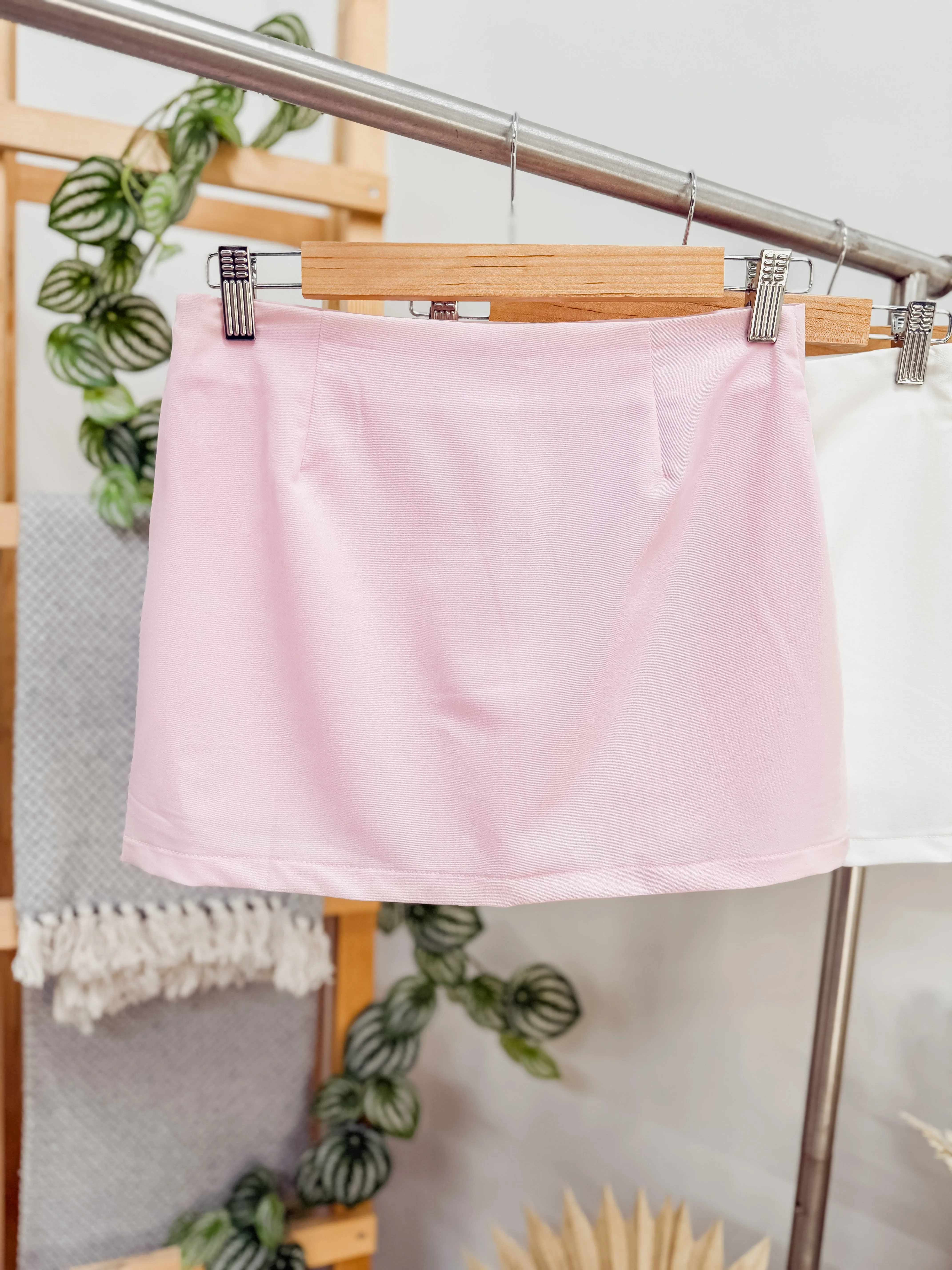 Belle Slit Mini Skirt with Shorts