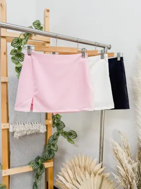 Belle Slit Mini Skirt with Shorts