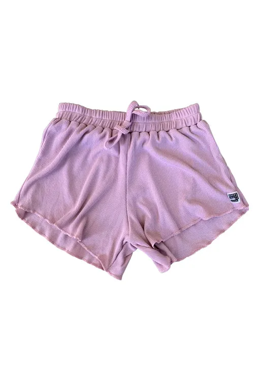 Bells Shorts - Rib Pink