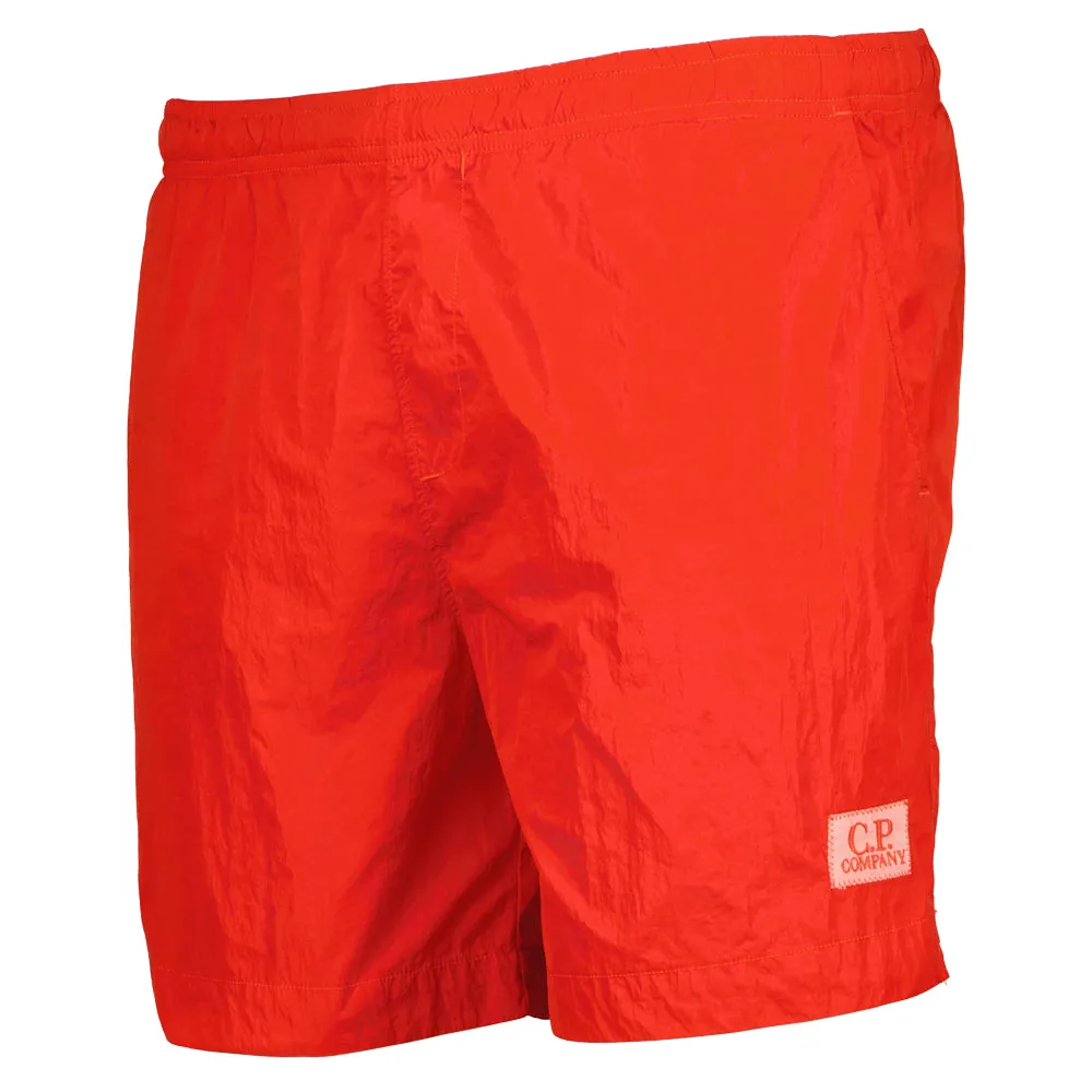 Chrome Boxer Swim Shorts