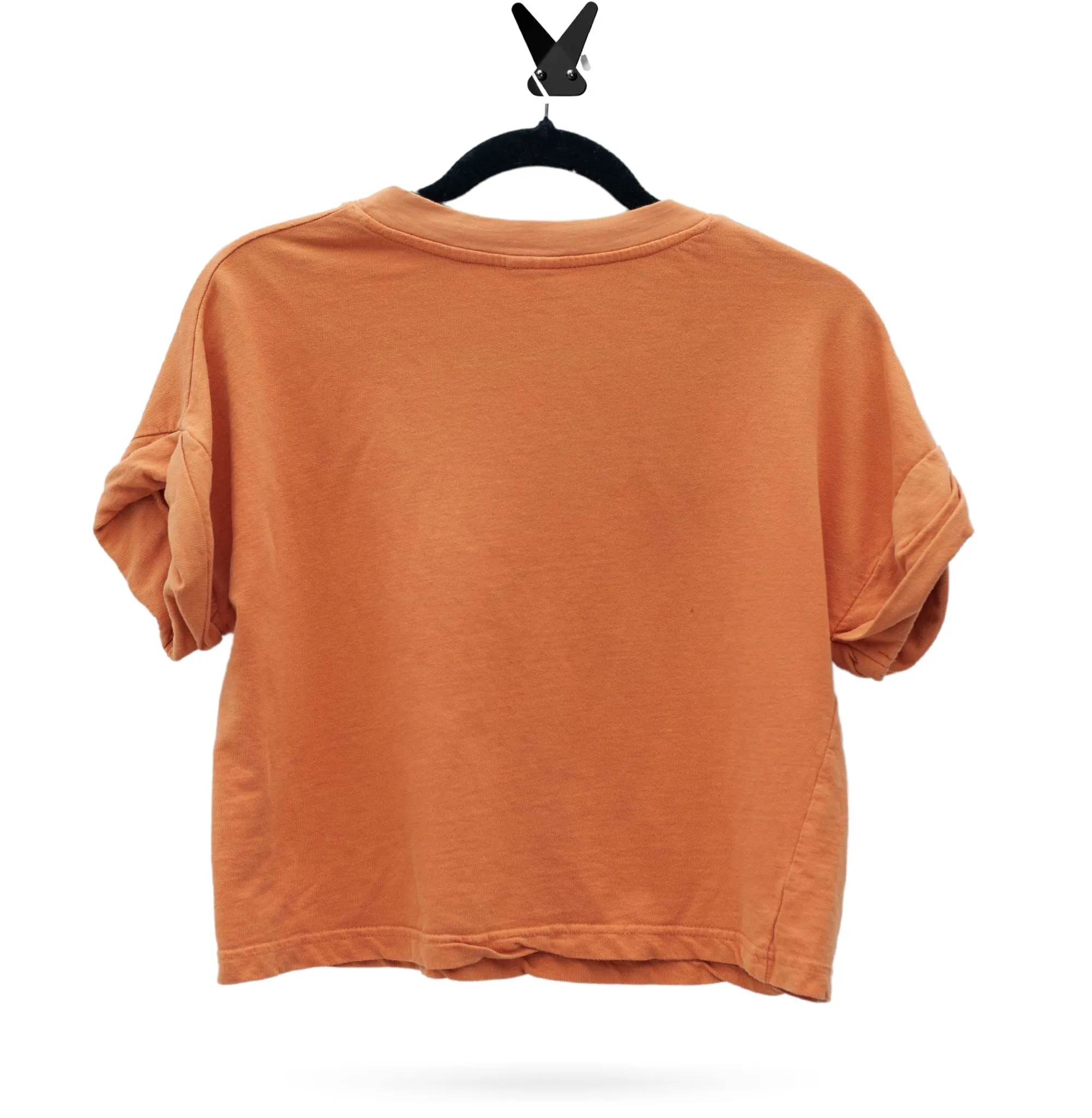 Cleveland Browns Crop Rework Puff Sleeve