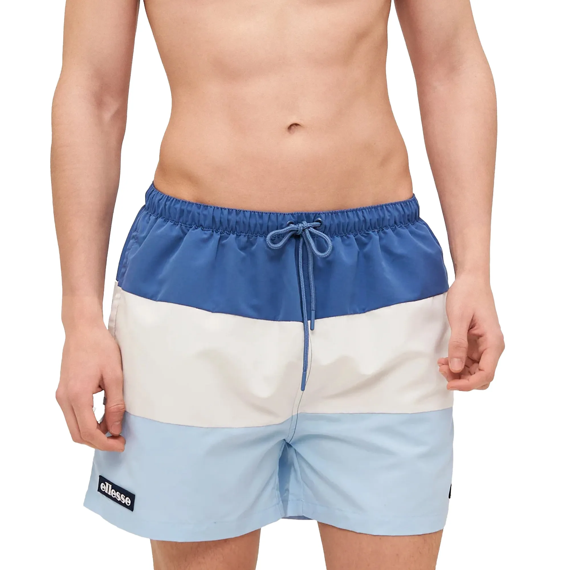 Ellesse Cielo Swim Shorts Navy/Off White/Light Blue