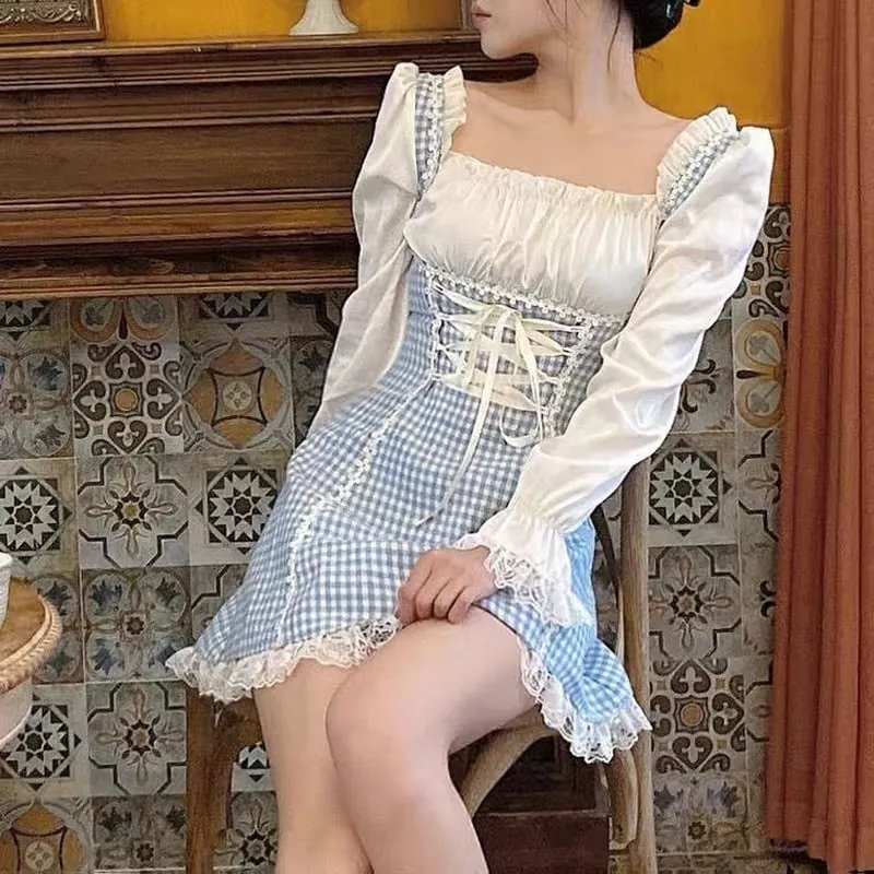 French Vintage Sweet Fairy Lace Dress