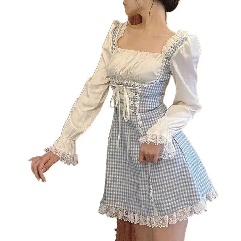 French Vintage Sweet Fairy Lace Dress