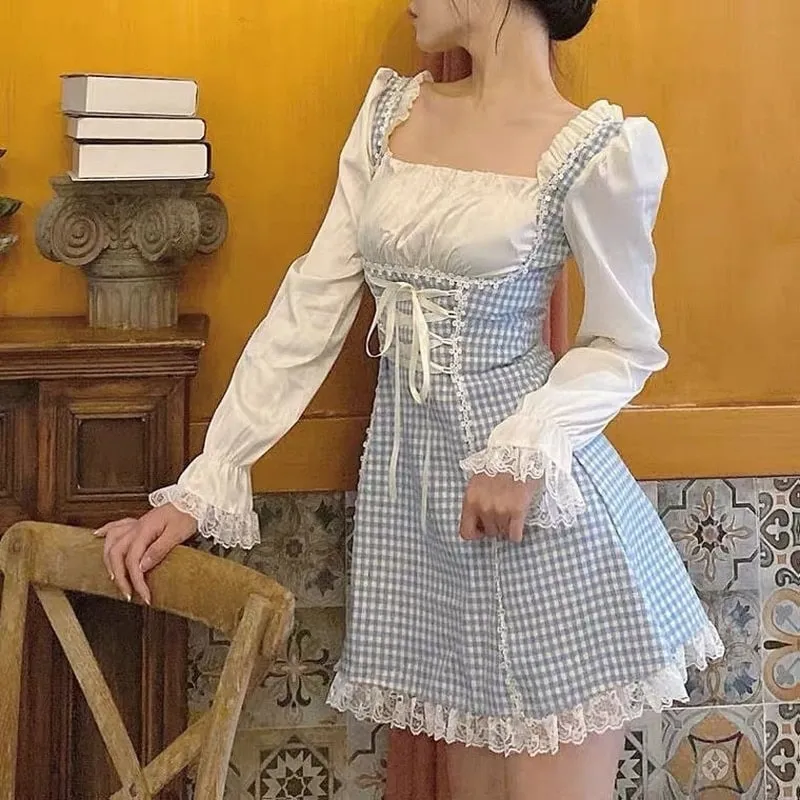 French Vintage Sweet Fairy Lace Dress