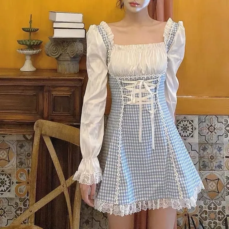 French Vintage Sweet Fairy Lace Dress