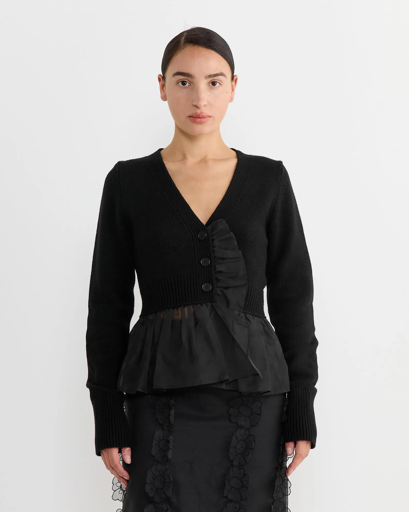 Phlox Cardigan in Black
