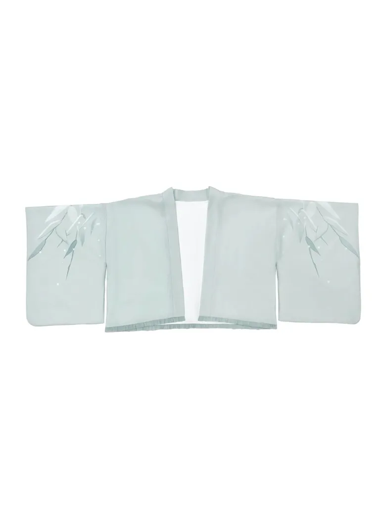 Sleeve Haori Tulle Overskirt Ribbon Badge Collar Puff Sailor Tie Dress