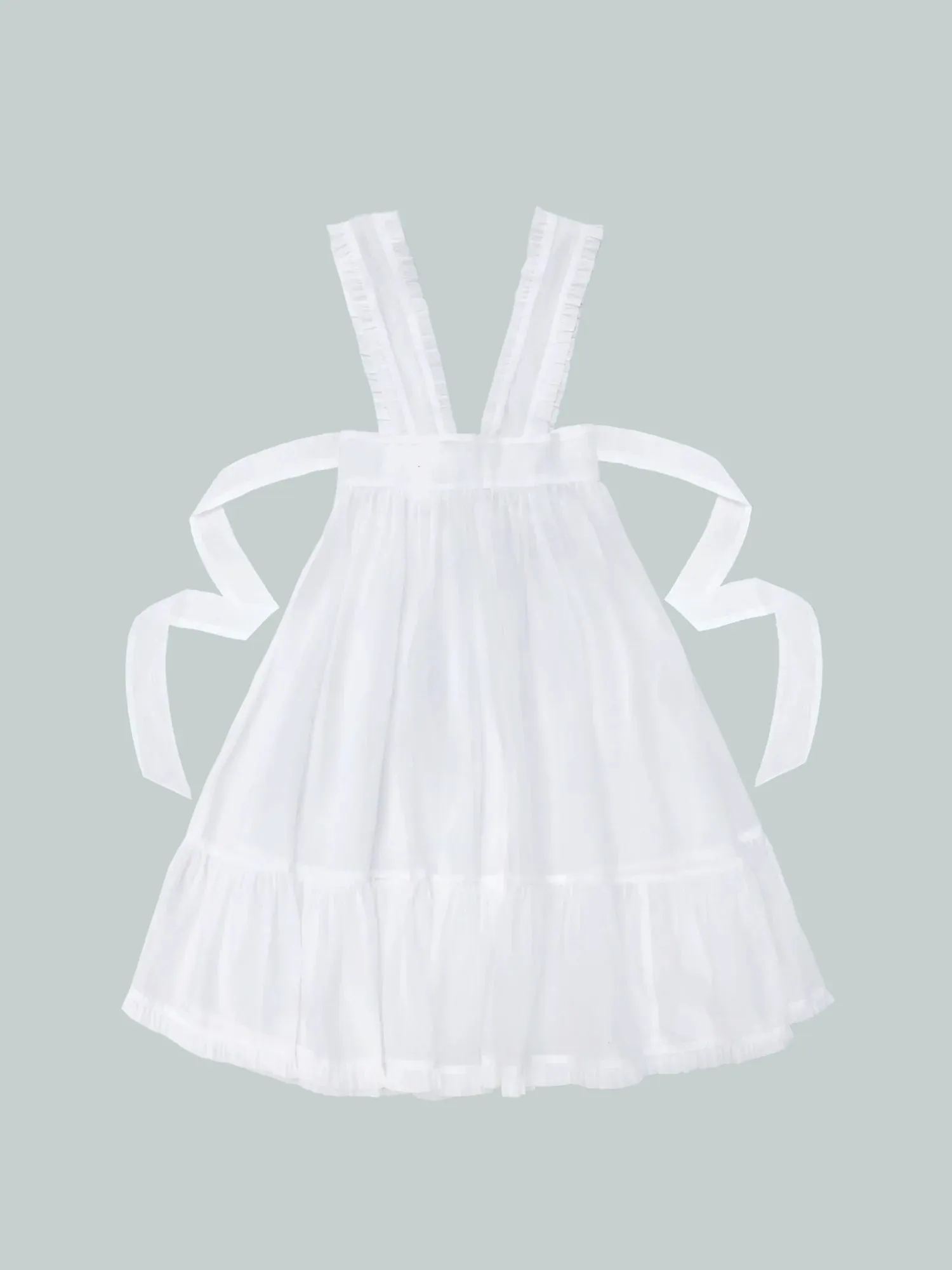 Sleeve Haori Tulle Overskirt Ribbon Badge Collar Puff Sailor Tie Dress