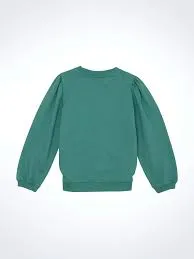 Wrangler Girl's Graphic Puff Sleeve Pullover